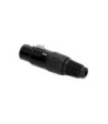 XLR plug 3-pole female