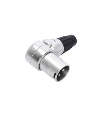 XLR plug 3-pole male | Winkelstecker
