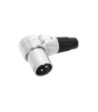 XLR plug 3-pole male | Winkelstecker