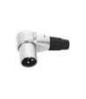 XLR plug 3-pole male | Winkelstecker
