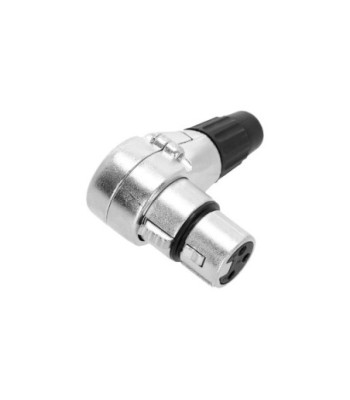 XLR plug 3-pole female | Winkelstecker