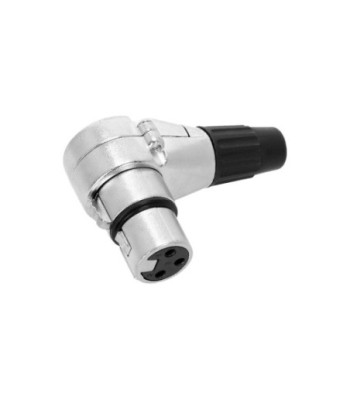 XLR plug 3-pole female | Winkelstecker