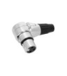 XLR plug 3-pole female | Winkelstecker