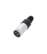 XLR plug 3-pole male