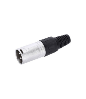 XLR plug 3-pole male