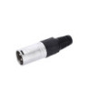 XLR plug 3-pole male