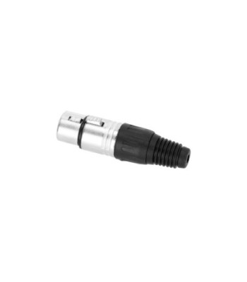 XLR plug 3-pole female