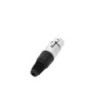 XLR plug 3-pole female