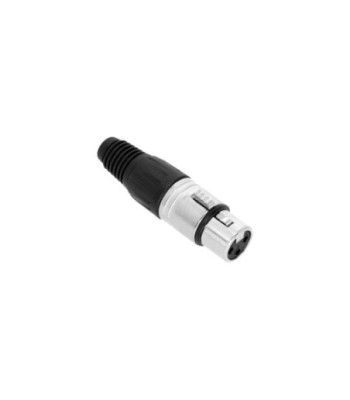 XLR plug 3-pole female