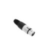XLR plug 3-pole female