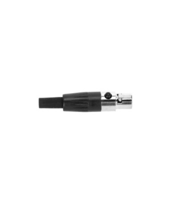 Mini XLR plug 3-pole female