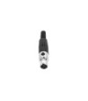 Mini XLR plug 3-pole female