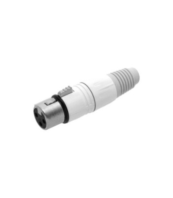XLR plug 3-pole female
