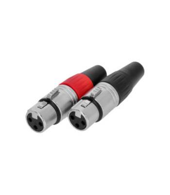 XLR plug 3-pole female | Paar