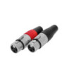 XLR plug 3-pole female | Paar