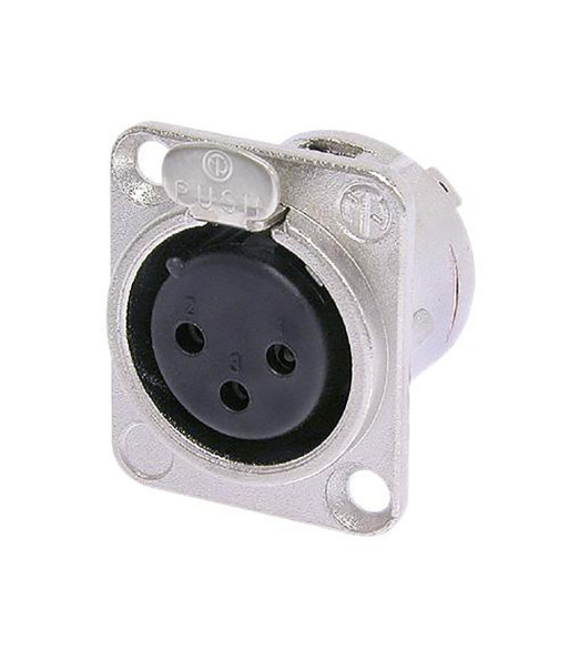 Neutrik XLR plug 3-pole female Neutrik® Neutrik XLR plug 3-pole female Neutrik®