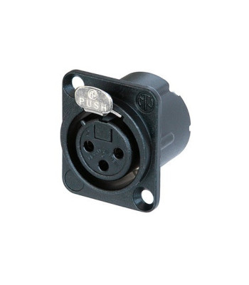 Neutrik XLR plug 3-pole female  Neutrik® | with gold-plated contacts