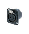 Neutrik XLR plug 3-pole female  Neutrik® | with gold-plated contacts