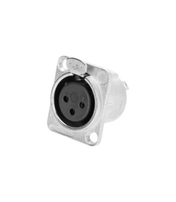 Panel jack XLR 3-pole female