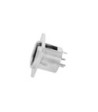 Panel jack XLR 3-pole male