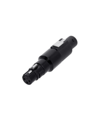 Adapter XLR 3-pole female to Standard speaker connector 4-pole female