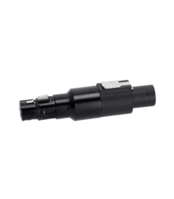 Adapter XLR 3-pole female to Standard speaker connector 4-pole female