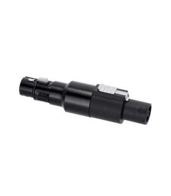 Adapter XLR 3-pole female to Standard speaker connector 4-pole female