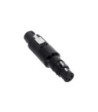 Adapter XLR 3-pole female to Standard speaker connector 4-pole female