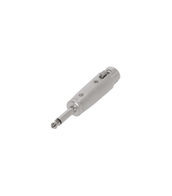 Adapter XLR 3-pole female to Jack TS