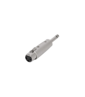 Adapter XLR 3-pole female to Jack TS