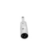 Adapter Jack TS to XLR 3-pole male