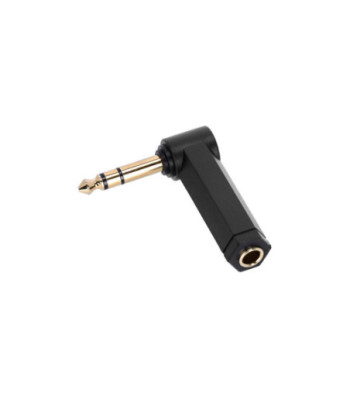 6.3 mm TRS jack to 6.3 mm angled TRS jack