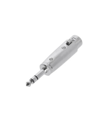 Adapter XLR 3-pole female to Jack TRS