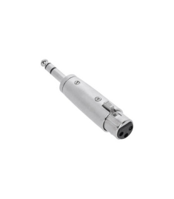 Adapter XLR 3-pole female to Jack TRS