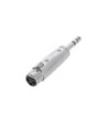 Adapter XLR 3-pole female to Jack TRS