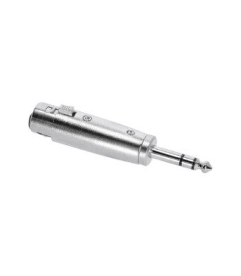 Adapter XLR 3-pole female to Jack TRS