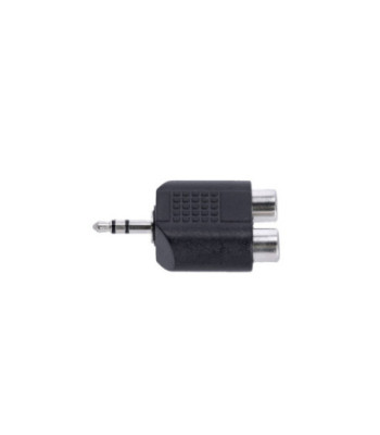 Y-adapter 2 x RCA female to 3.5 mm jack TRS male