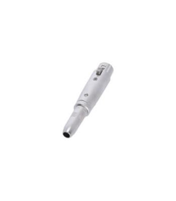 Adapter XLR 3-pole female to Jack TRS female