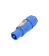 Mains connector PowerIn blue