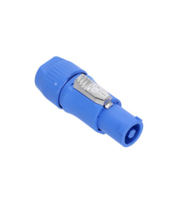 Mains connector PowerIn blue