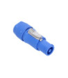 Mains connector PowerIn blue