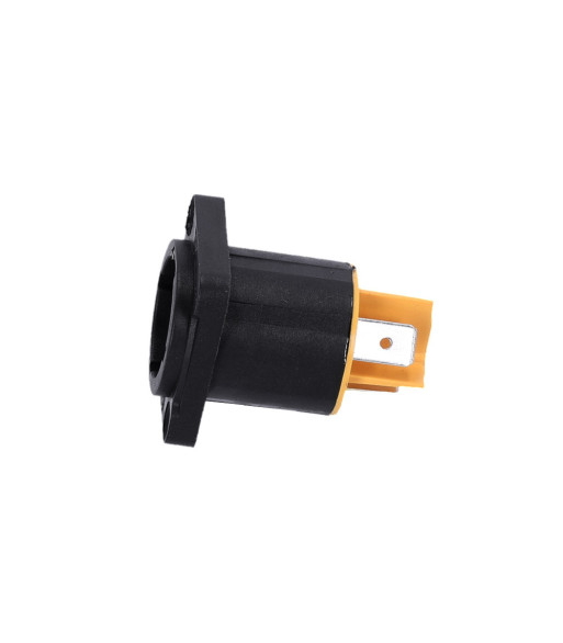 Mains plug device chassis connector male | IP65 Mains plug device chassis connector male | IP65