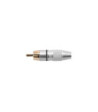 RCA connector male with black code ring