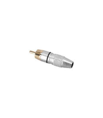 RCA connector male with black code ring