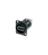 Neutrik USB chassis connector 2.0 Adapter (Typ A & B)