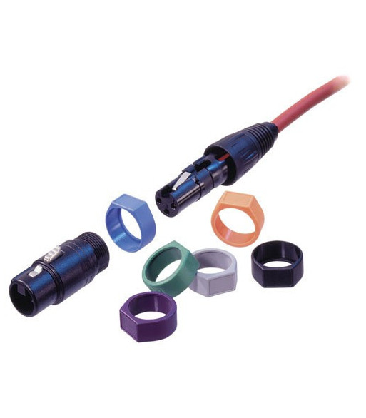Neutrik Colour Code Ring violet - 100 stk. Neutrik Colour Code Ring violet - 100 stk.
