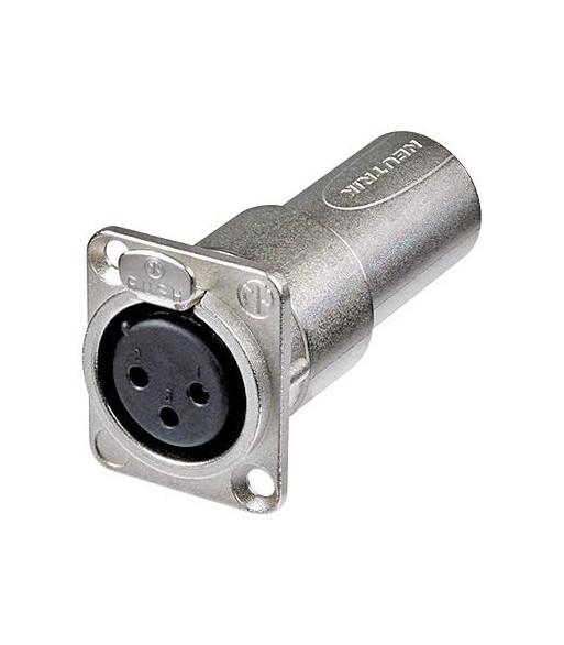 Neutrik Adapter D-type XLR 3-pole female to XLR 3-pole male Neutrik® Neutrik Adapter D-type XLR 3-pole female to XLR 3-pole male Neutrik®
