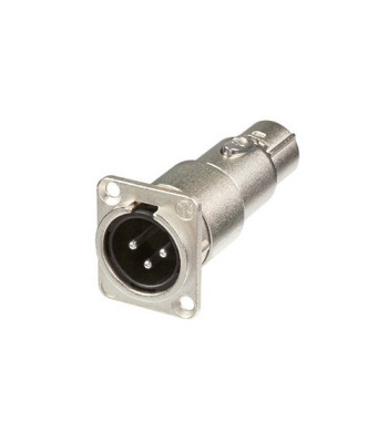 Neutrik Adapter D-type XLR 3-pole male to XLR 3-pole female Neutrik®