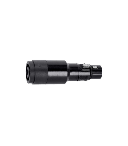 Adapter XLR 3-pole female to Standard speaker connector 4-pole male Adapter XLR 3-pole female to Standard speaker connector 4-pole male