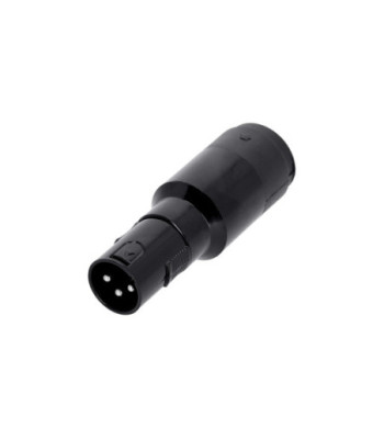 Adapter XLR 3-pole male to Standard speaker connector 4-pole male